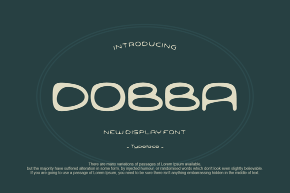 Dobba: The Friendly Font for Modern Design
