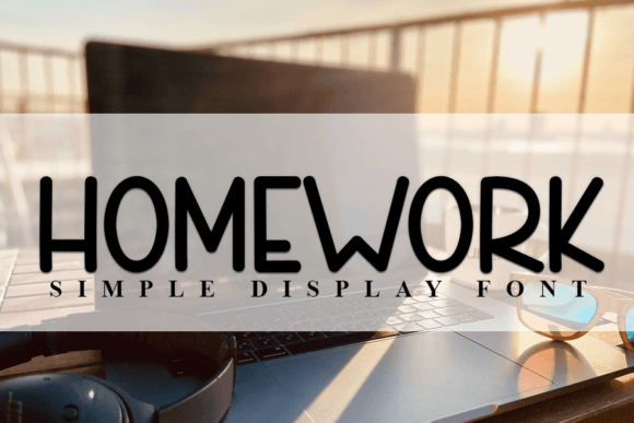 Homework Font: A Modern Handwritten Display Solution