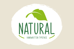Natural: The Casual Display Font for Modern Branding