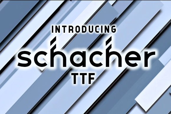Schacher: A Display Font for Impactful Visual Design